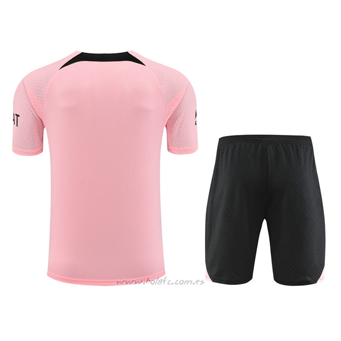 Chandal del Paris Saint-Germain Manga Corta 2022-2023 Rosa - Pantalon Corto